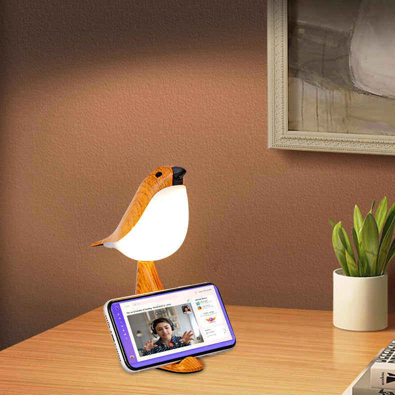 Rechargeable ABS PC Bird Table Lamp
