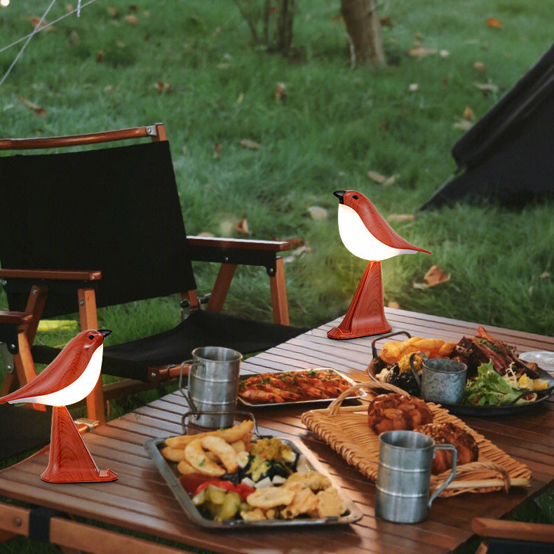 Rechargeable ABS PC Bird Table Lamp