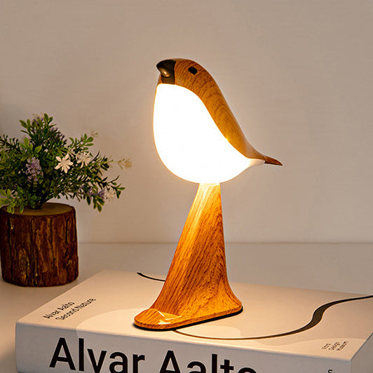 Rechargeable ABS PC Bird Table Lamp