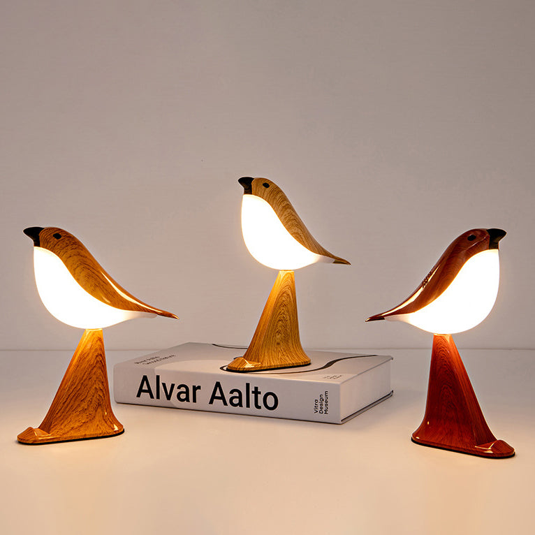 Rechargeable ABS PC Bird Table Lamp