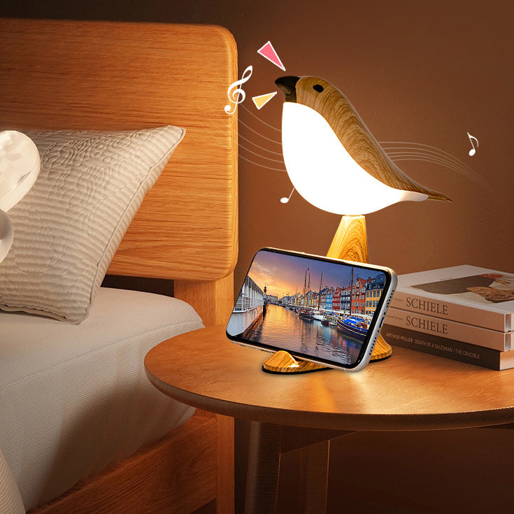 Rechargeable ABS PC Bird Table Lamp