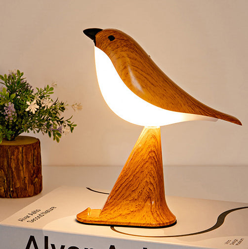 Rechargeable ABS PC Bird Table Lamp