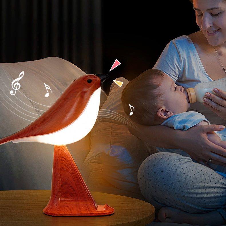 Rechargeable ABS PC Bird Table Lamp
