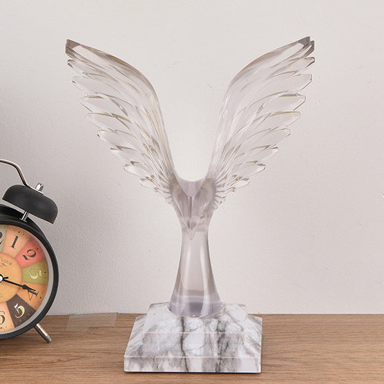 ABS Acrylic Wingspan Eagle Table Lamp