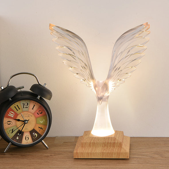 ABS Acrylic Wingspan Eagle Table Lamp
