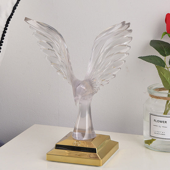 ABS Acrylic Wingspan Eagle Table Lamp