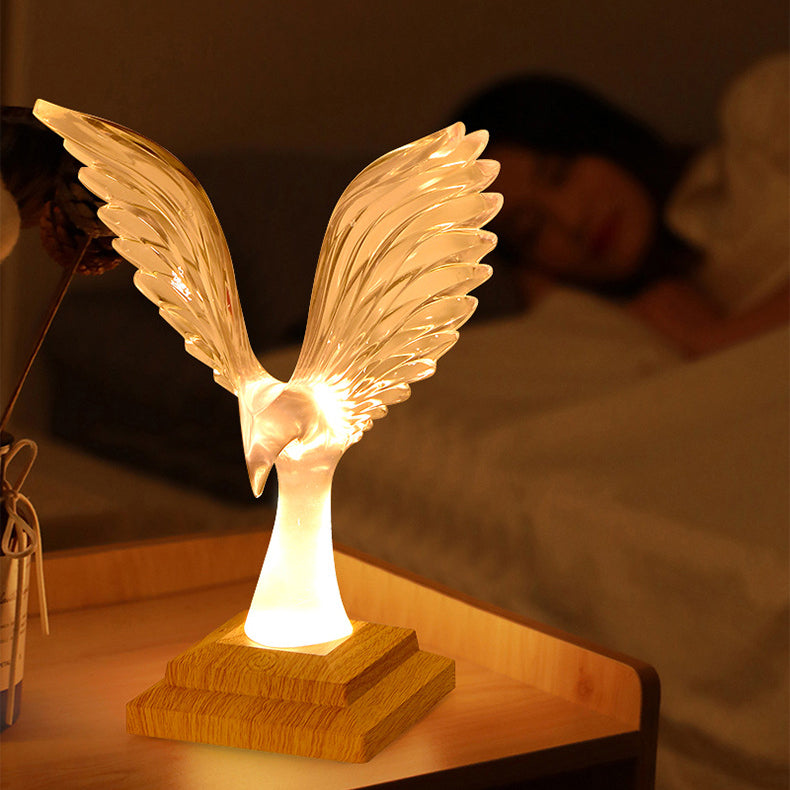 ABS Acrylic Wingspan Eagle Table Lamp