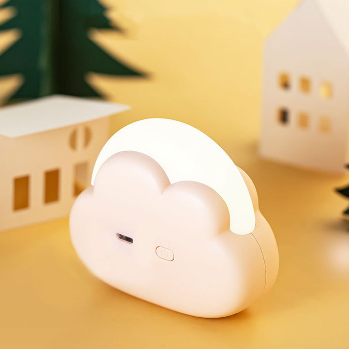 Rechargeable ABS PP Cloud Table Lamp