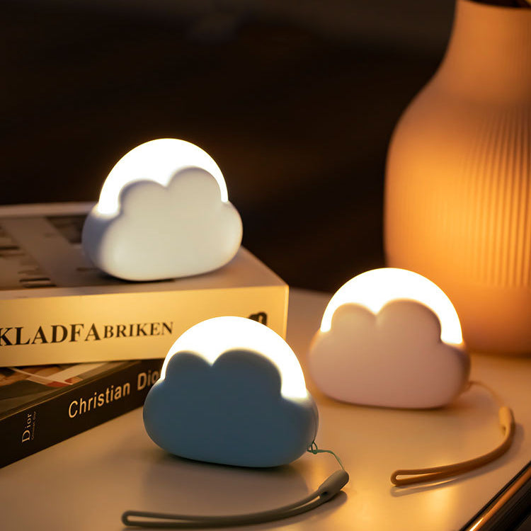 Rechargeable ABS PP Cloud Table Lamp