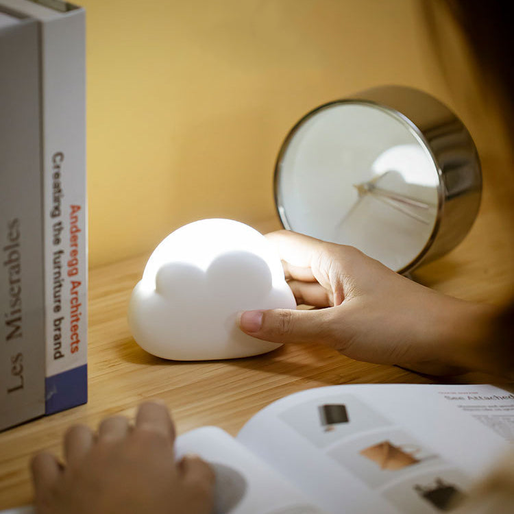 Rechargeable ABS PP Cloud Table Lamp
