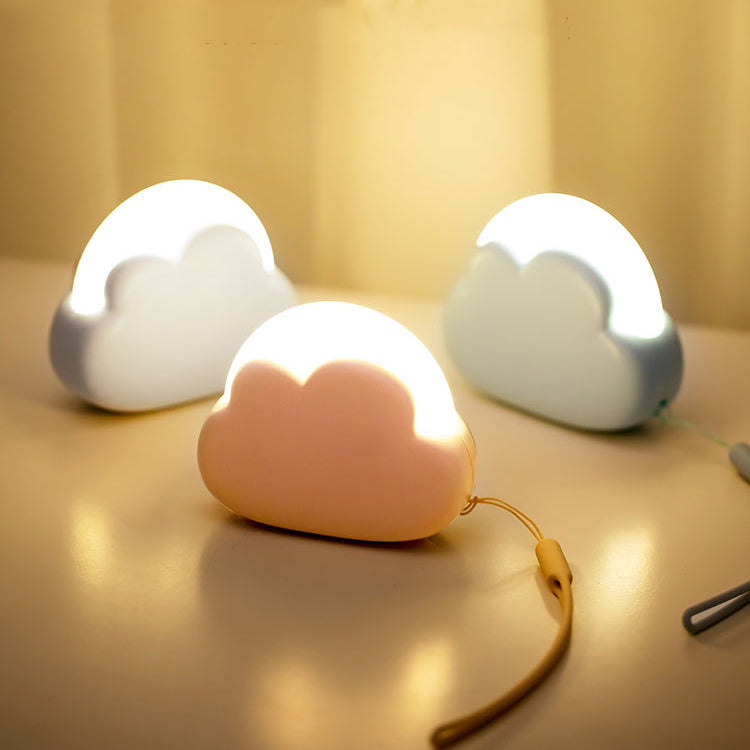 Rechargeable ABS PP Cloud Table Lamp