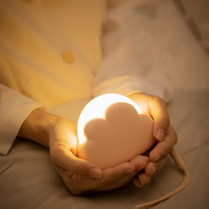 Rechargeable ABS PP Cloud Table Lamp