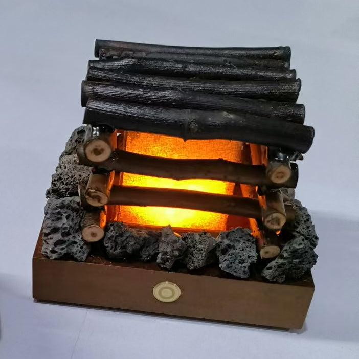 Rechargeable Wood Branch Twig Table Lamp