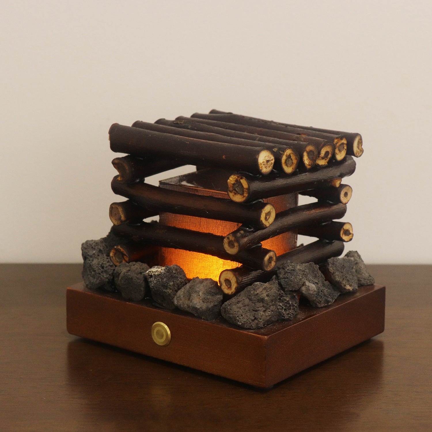 Rechargeable Wood Branch Twig Table Lamp