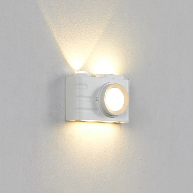 Aluminum Camera Rectangular Patio Outdoor Light