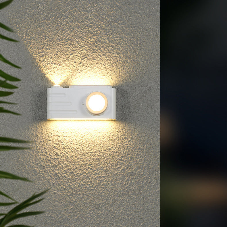Aluminum Camera Rectangular Patio Outdoor Light