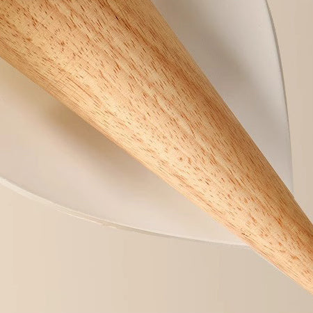 Wood Glass Ice Cream Wall Lamp