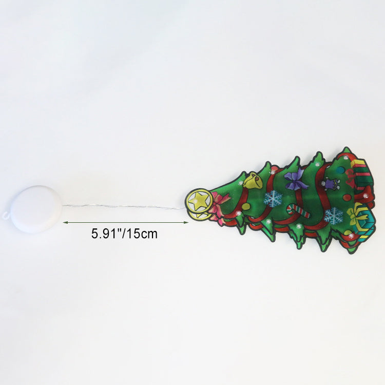 Christmas Tree Santa Deer Wall Light