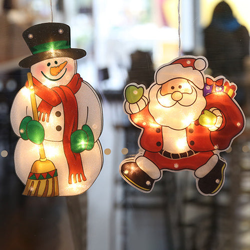 Christmas Tree Santa Deer Wall Light