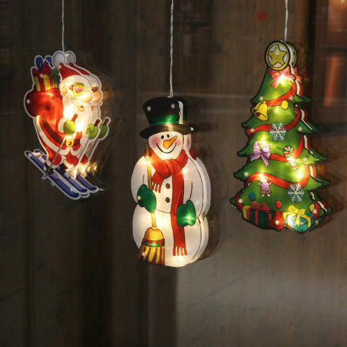 Christmas Tree Santa Deer Wall Light