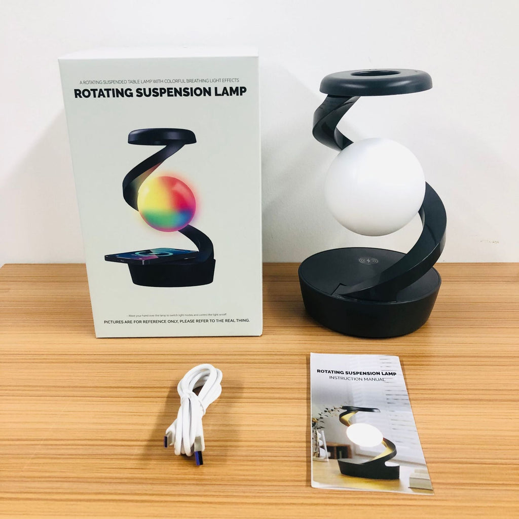 Rechargeable ABS Ball Rotating Table Lamp