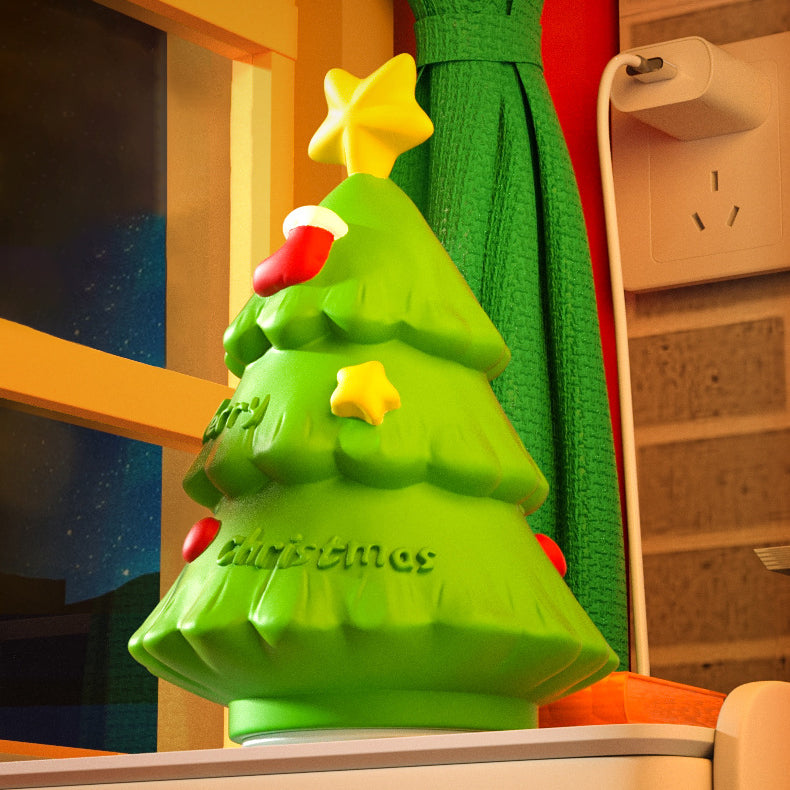 ABS Silica Christmas Table Lamp