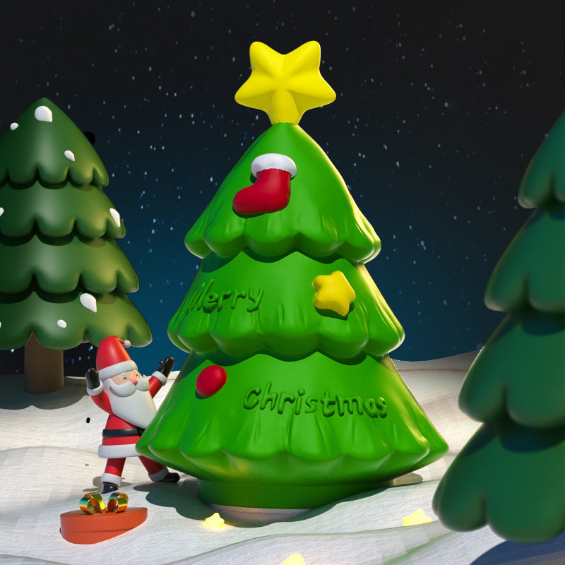 ABS Silica Christmas Table Lamp