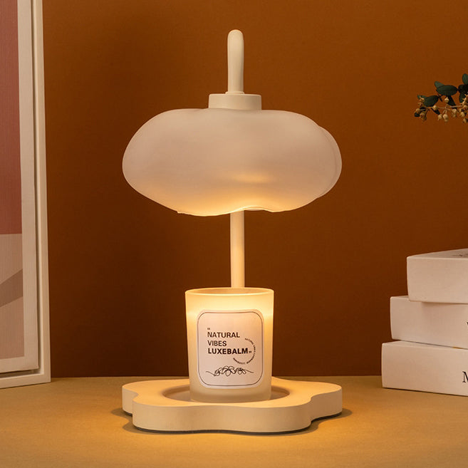 Cloud Glass Metal Rubber Table Lamp