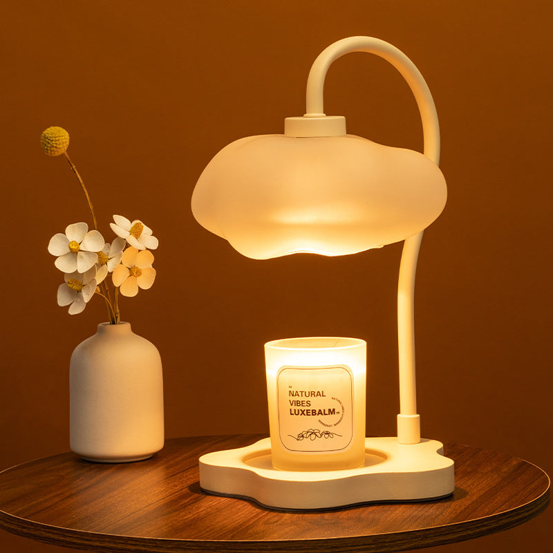 Cloud Glass Metal Rubber Table Lamp