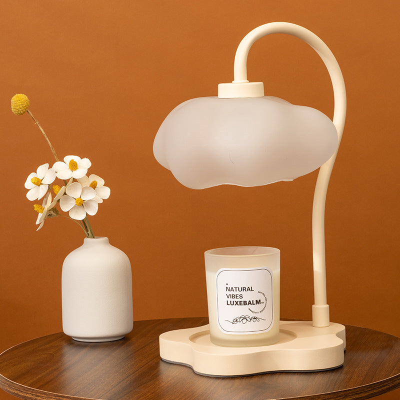 Cloud Glass Metal Rubber Table Lamp