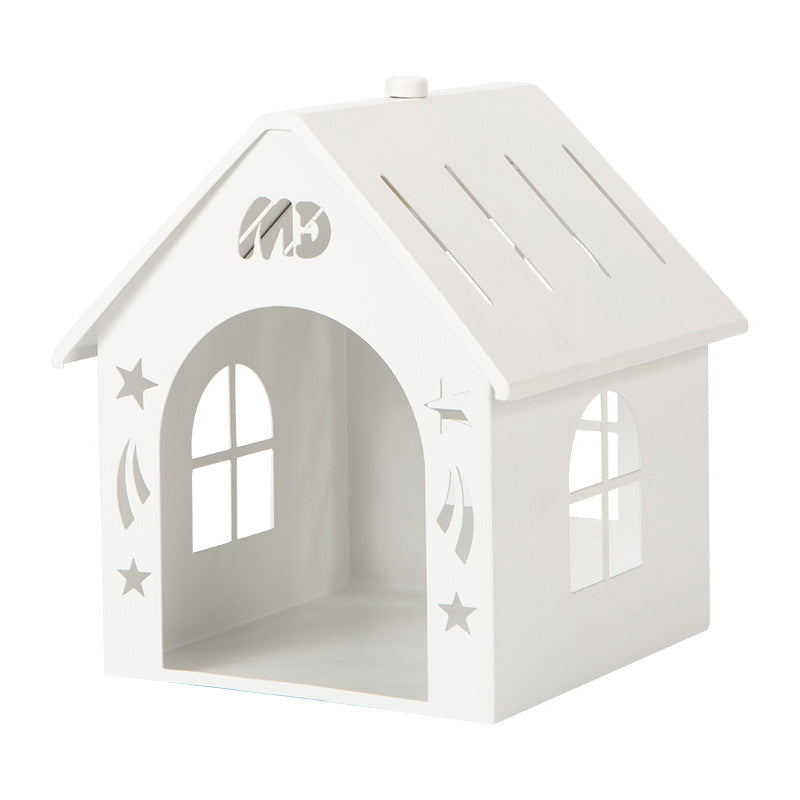 Hollowed House Decorative Iron Table Lamp