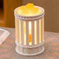 Glass Resin Roman Column Table Lamp