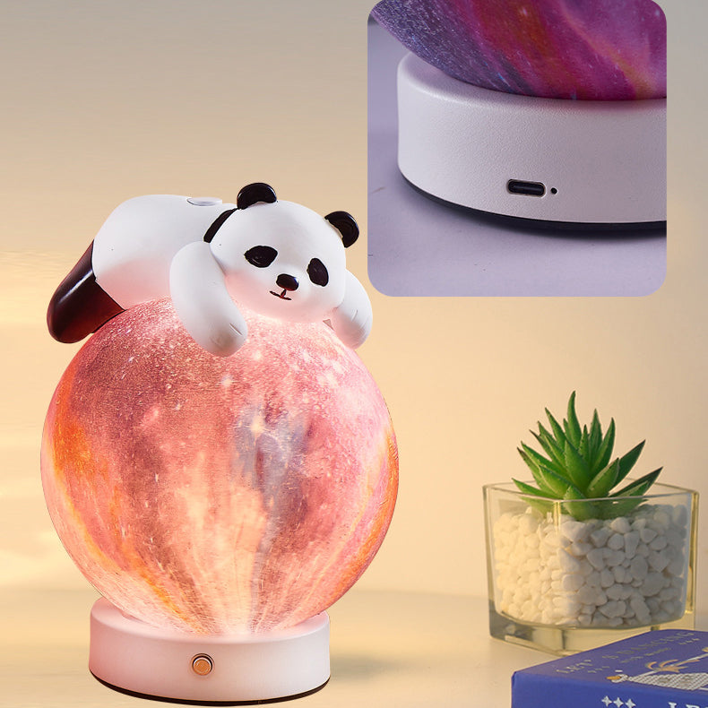 Rechargeable Iron Resin PLA Table Lamp