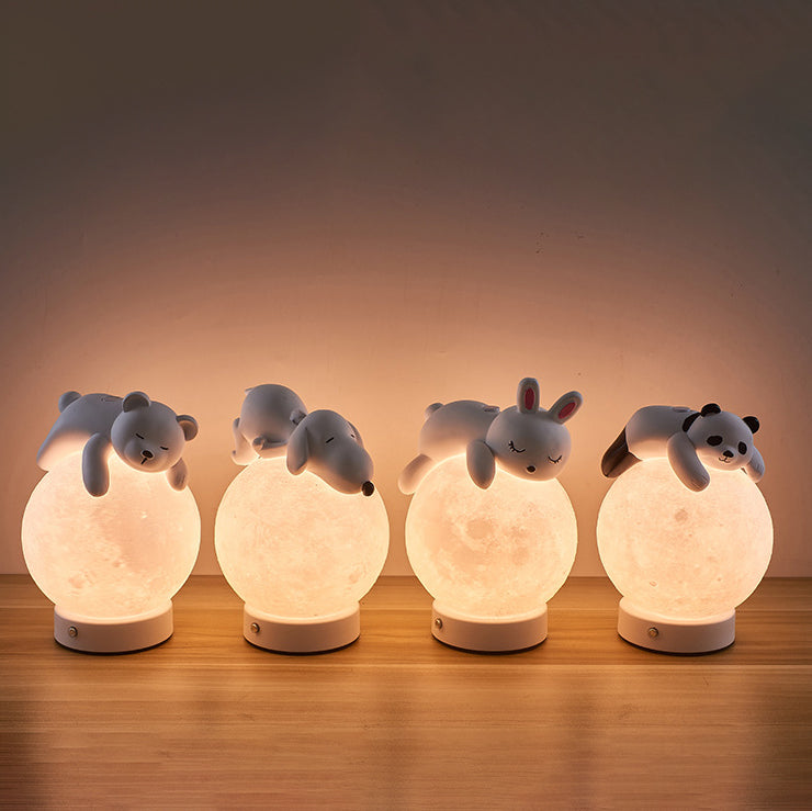 Rechargeable Iron Resin PLA Table Lamp