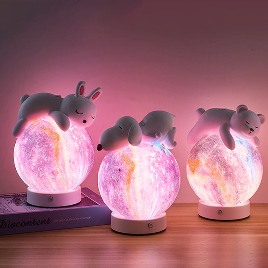 Rechargeable Iron Resin PLA Table Lamp