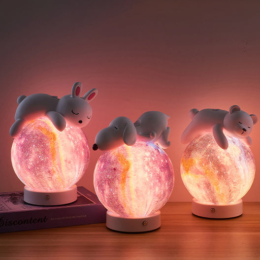Rechargeable Iron Resin PLA Table Lamp