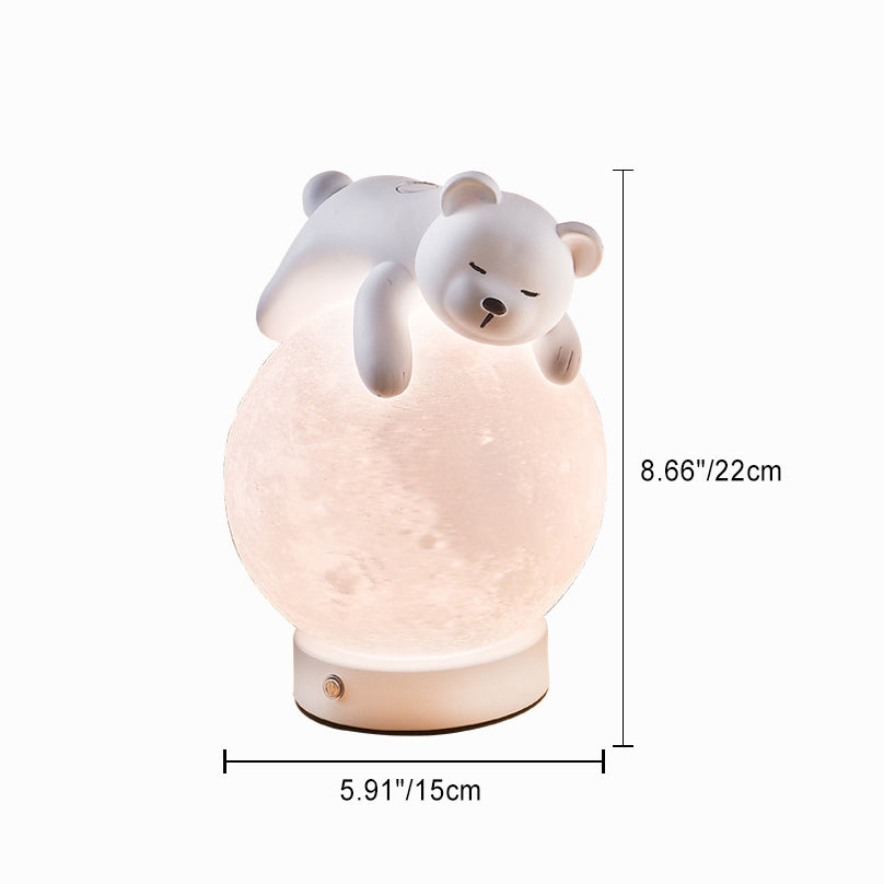 Rechargeable Iron Resin PLA Table Lamp