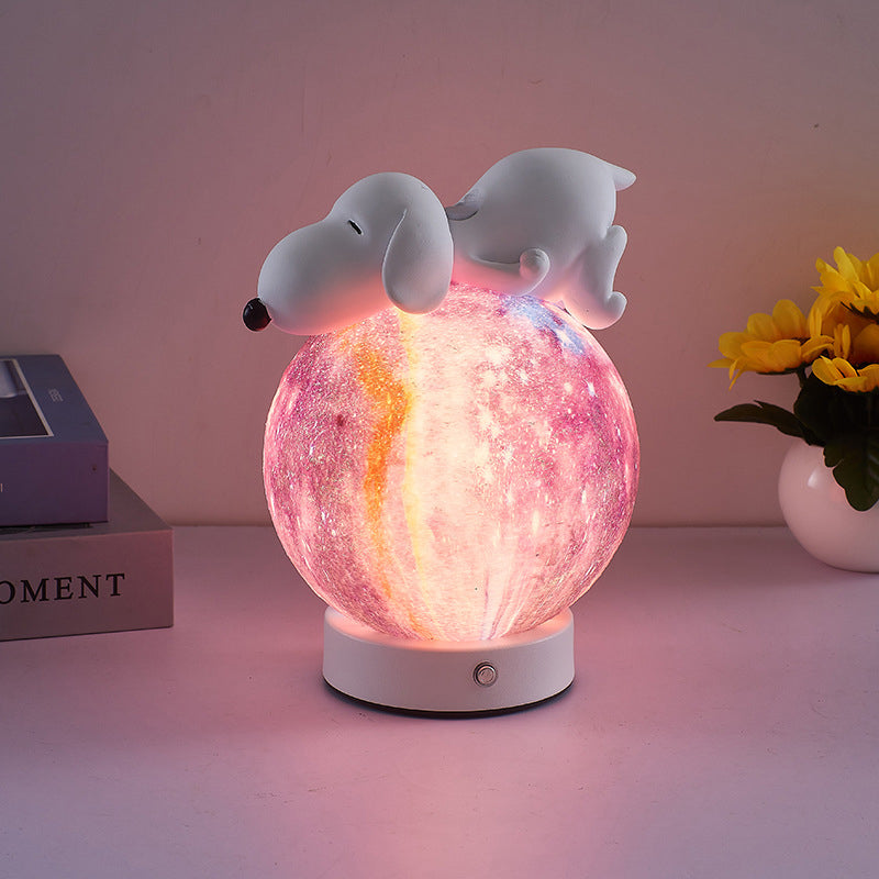 Rechargeable Iron Resin PLA Table Lamp