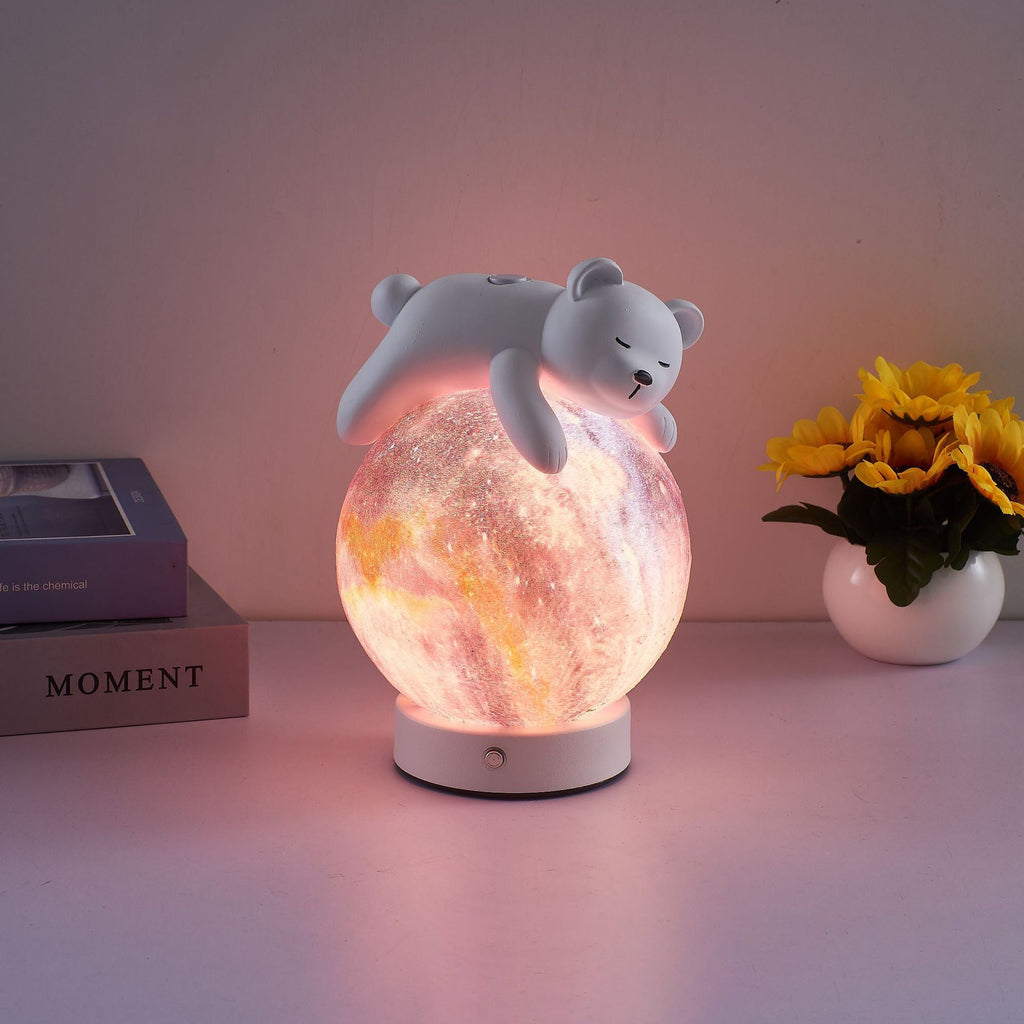 Rechargeable Iron Resin PLA Table Lamp