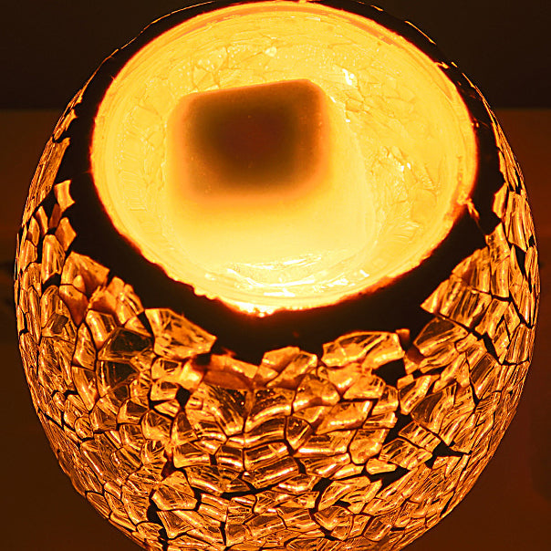 Plastic Glass Mosaic Cracked Wall Lamp
