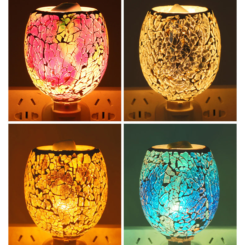 Plastic Glass Mosaic Cracked Wall Lamp