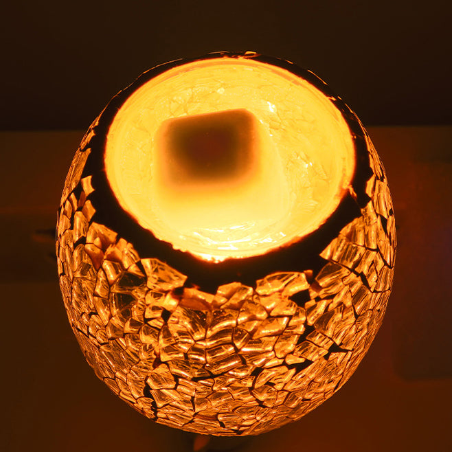 Plastic Glass Mosaic Cracked Wall Lamp