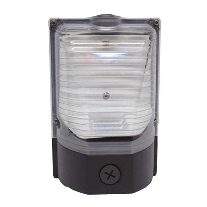 Aluminum PC Rectangular Striped Outdoor Light