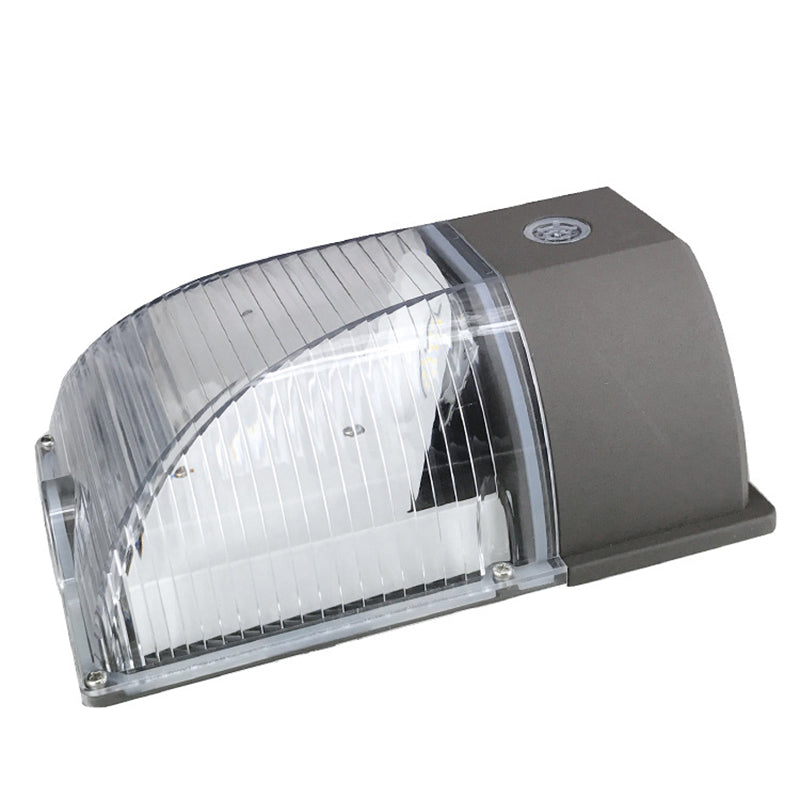 Aluminum PC Rectangular Striped Outdoor Light