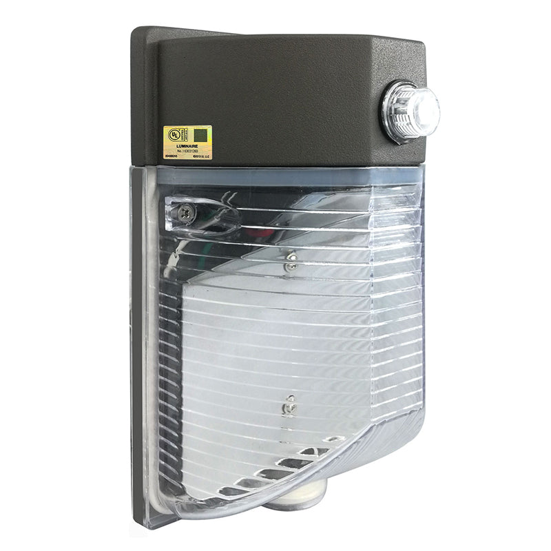 Aluminum PC Rectangular Striped Outdoor Light
