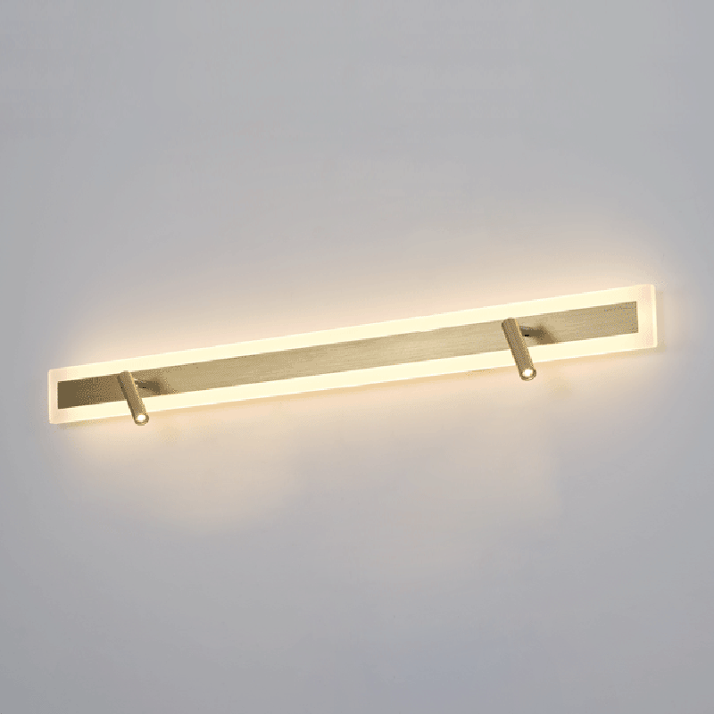 Aluminum Acrylic Rectangular Rotatable Wall Lamp