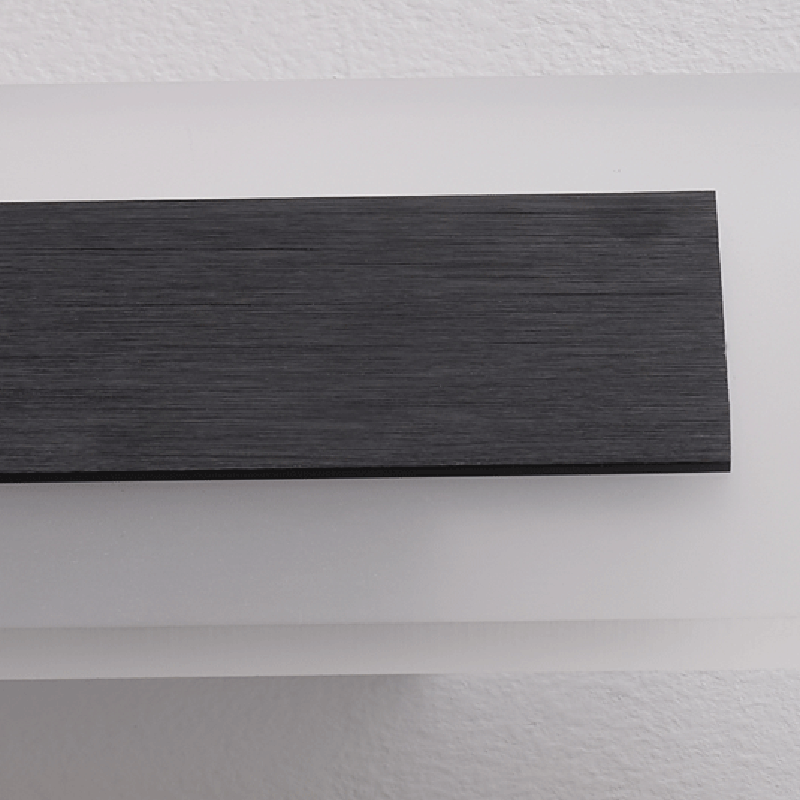 Aluminum Acrylic Rectangular Rotatable Wall Lamp