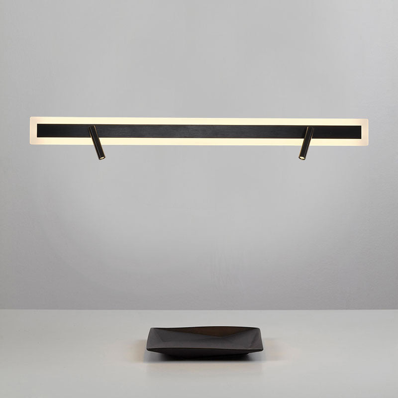 Aluminum Acrylic Rectangular Rotatable Wall Lamp