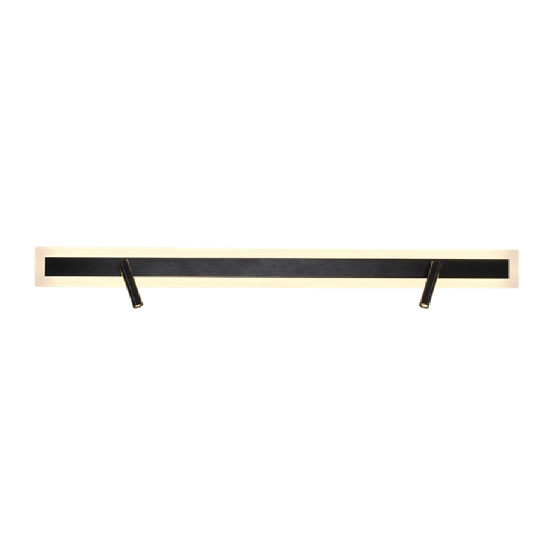 Aluminum Acrylic Rectangular Rotatable Wall Lamp