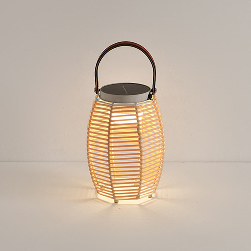 Farmhouse Rechargeable Weaving Imitation Outdoor Light
